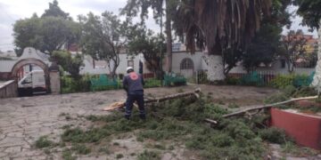 Reporta Azcapotzalco saldo blanco tras alerta roja por fuertes lluvias
