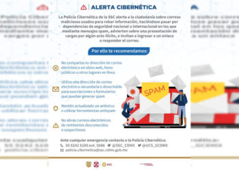 Alerta SSC sobre correos electrónicos que suplantan la identidad de representantes de las fuerzas del orden
