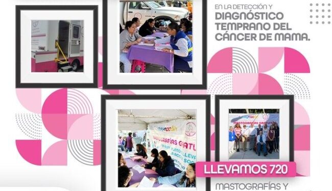 Van 720 mastografías aplicadas en Alcaldía  Coayoácan