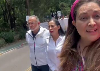 Aunque hace unas semanas, la alcaldesa de la Cuauhtémoc, Sandra Cuevas –emanada del PRD–, advirtió a priístas, panistas y perredistas que no se anden “sabroseando” esa Demarcación Territorial para 2024, tal parece que les dijo que se lanzaran a la disputa. FOTO: X Cynthia López Castro