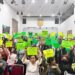 Acusan de un absurdo a los dos principales líderes la organización llamada “Yo también soy víctima de la Línea 12”, Alina Vázquez y Armando Bravo, sólo para frenar el movimiento que encabezan en demanda de una indemnización por los daños que han sufrido, atribuibles al Gobierno capitalino. FOTO: Especial