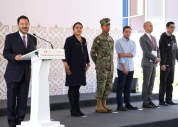 Al encabezar el arranque del Operativo de Seguridad Iztapalapa-Tláhuac, el jefe de Gobierno, Martí Batres Guadarrama destacó que en el caso de Tláhuac se ha reducido en alrededor del 50 por ciento el promedio mensual de delitos de alto impacto desde 2019. FOTO: Gobierno de la CDMX