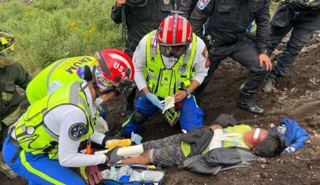 Niño de 8 años cae dentro del volcán de Xitle en CDMX