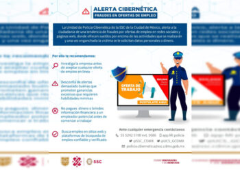 Alerta Policía Cibernética sobre fraudes en ofertas de empleo