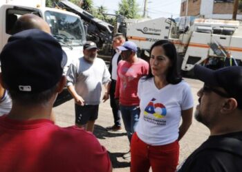 Lía Limón entrega más de 18 mil metros cuadrados de repavimentación e inicia re encarpetado en prolongación Río Mixcoac