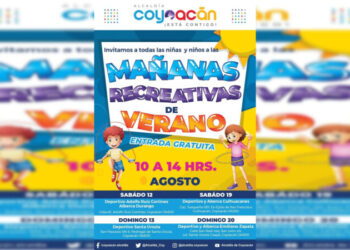 Invita Coyoacán a las «Mañanas Recreativas de Verano»