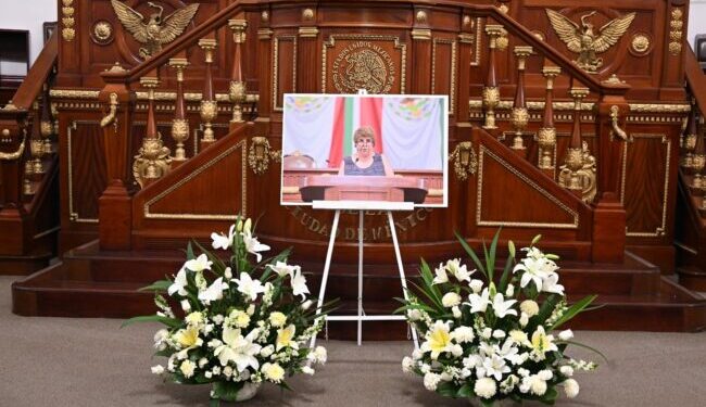 Rinde Congreso CDMX homenaje póstumo a la diputada Lourdes González