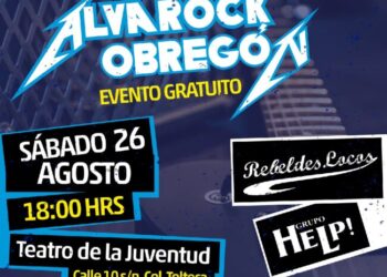 Invitan  al concierto “AlvaRock Obregón” en ÁO