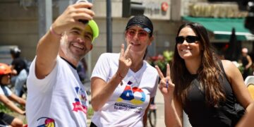 Participa  Lía Limón en la celebración del primer aniversario de MuéveteMH