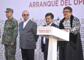 La titular de la Fiscalía General de Justicia de la Ciudad de México, Ernestina Godoy, aseguró este jueves que en la capital del país no existe una crisis de personas desaparecidas. FOTO: FGJCDMX