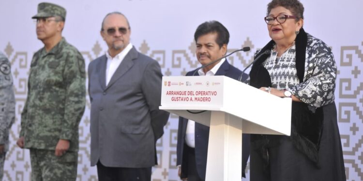 La titular de la Fiscalía General de Justicia de la Ciudad de México, Ernestina Godoy, aseguró este jueves que en la capital del país no existe una crisis de personas desaparecidas. FOTO: FGJCDMX