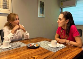 En el contexto del anuncio de los encartes y descartes para competir por la candidatura de Morena a la Jefatura de Gobierno de la Ciudad de México, circula la versión de que la ex secretaria de Economía, Tatiana Clouthier, se inscribiría al proceso de Morena. FOTO X / Sheinbaum