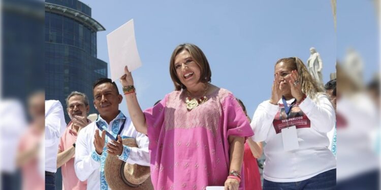 Xóchitl Gálvez ahora interpuso un juicio de amparo en contra de la Secretaría de Gobierno de la Ciudad de México, pues acusa que también usaron las redes sociales oficiales para agredirla y difamarla. FOTO: X / Xóchitl Gálvez