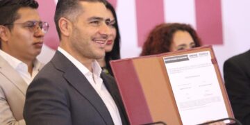 El exsecretario de Seguridad Ciudadana Omar García Harfuch anunció que se registró vía remota como aspirante a la candidatura de Morena para la Jefatura de Gobierno de la Ciudad de México para la elección del 2024. FOTO: Especial / Harfuch