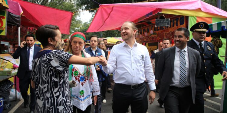 Alcalde de la Benito Juárez y aspirante del Frente por la Ciudad de México a la candidatura para la Jefatura de Gobierno de la capital, Santiago Taboada aseguró que le ganará al candidato que “le pongan de Morena” la elección por la Jefatura de Gobierno de la Ciudad de México en 2024. FOTO: ESPECIAL