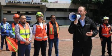 El alcalde de Benito Juárez y aspirante a la candidatura de la alianza PAN, PRI, PRD a la Jefatura de Gobierno de la Ciudad de México, Santiago Taboada dijo que en la oposición están concentrados en construir un candidato que represente a los habitantes de la Ciudad de México. FOTO: Alcaldía BJ