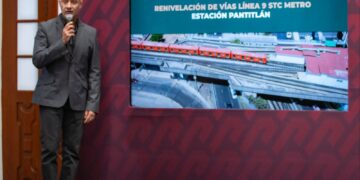 El secretario de Movilidad Andrés Lajous informó que, tres estaciones de la Línea 9 del Metro cerrarán durante cinco meses debido a la renivelación de las vías del tramo oriente. FOTO: GCDMX