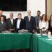 En el Congreso de la Ciudad de México se llevó a cabo la instalación del Consejo Judicial Ciudadano, conformado por 11 ciudadanos que tendrán la misión de evaluar quién será la o el titular de la Fiscalía General de Justicia (FJCDMX) de 2024 a 2027, y el primer escenario es que sea ratificada su actual titular, Ernestina Godoy, por cuatro años más. FOTO: Congreso CDMX