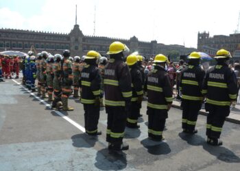 Martí Batres, jefe de Gobierno, aseguró que la capital del país se encuentra capacitada para afrontar una fuerte emergencia sísmica, y muestra de ello es que se realizó con éxito el Segundo Simulacro Nacional 2023 en la Ciudad de México. FOTO: GCDMX