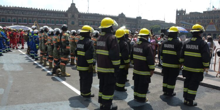 Martí Batres, jefe de Gobierno, aseguró que la capital del país se encuentra capacitada para afrontar una fuerte emergencia sísmica, y muestra de ello es que se realizó con éxito el Segundo Simulacro Nacional 2023 en la Ciudad de México. FOTO: GCDMX