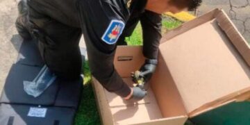 Hallan granada de fragmentación en MH