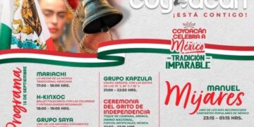 Invita Alcaldía Coyoacán a celebración del mes patrio
