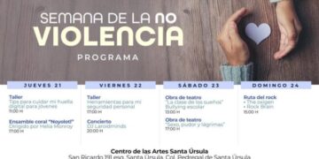 Invita Coyoacán a “Semana de la no violencia”