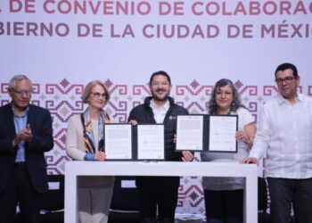 Firman convenio INEA y Gobierno capitalino