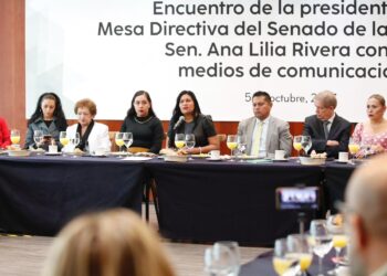 La presidenta de la Mesa Directiva, Ana Lilia Rivera Rivera, aseguró que en el Senado de la República están comprometidos para dar cumplimiento a las sentencias de la Suprema Corte de Justicia de la Nación, “siempre respetando estrictamente el principio de separación de poderes”. FOTO: Especial