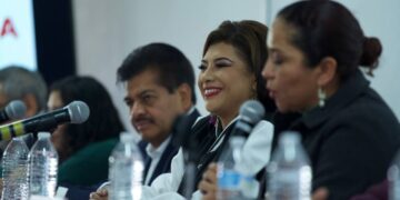 La aspirante a la candidatura de Morena para la Jefatura de Gobierno Clara Brugada dijo que de no ganar la encuesta interna para ser la candidata de Morena a la Jefatura de Gobierno, respetará el resultado. FOTO: Campaña Clara Brugada