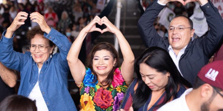 “Es una acción positiva –mejor dicho ‘acción afirmativa’– que logra hacer que participemos más mujeres. De lo contrario, la mayoría seguirían siendo hombres", expresó Brugada Molina. FOTO: Campaña Brugada