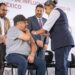 Sin aplicarse la vacuna en público, el jefe de Gobierno, Martí Batres Guadarrama, encabezó el arranque de la Campaña Nacional de Vacunación contra Influenza y COVID-19 para la Temporada Invernal 2023-2024 en la Ciudad de México. FOTO: GCDMX