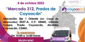 Invita Alcaldía Coyoacán al Ombudsmóvil de CDHCDMX