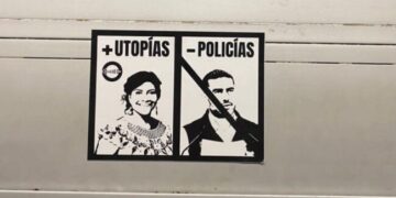 Retira Metro CDMX stickers de Brugada y Harfuch