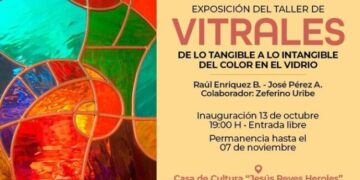 Invita Alcaldía Coyoacán a expo «De lo Tangible a lo Intangible del Color en el Vidrio “