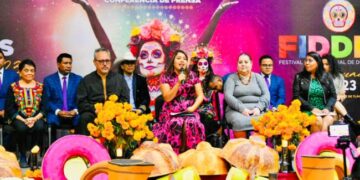 Berenice Hernández presenta en conferencia de prensa el “Festival Internacional de Día de Muertos” Tláhuac 2023