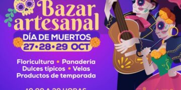 Invita Alcaldía ÁO al Bazar Artesanal de Día de Muertos