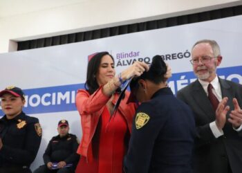 Los avances en seguridad, gracias a las y los policías de blindar ÁÓ: Lía Limón