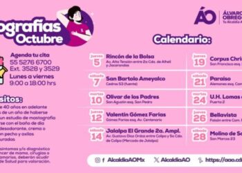 Invita Alcaldía ÁO a la Jornada de Mastrogrfías