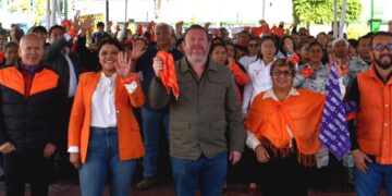 En su discurso el Alcalde Luis Gerardo “El Güero” Quijano, señaló que “hoy se inicia una campaña para elevar nuestras voces, unirnos en solidaridad y alzar con fuerza y claridad que la violencia de género no tienen cabida en nuestra sociedad”. FOTO: Especial
