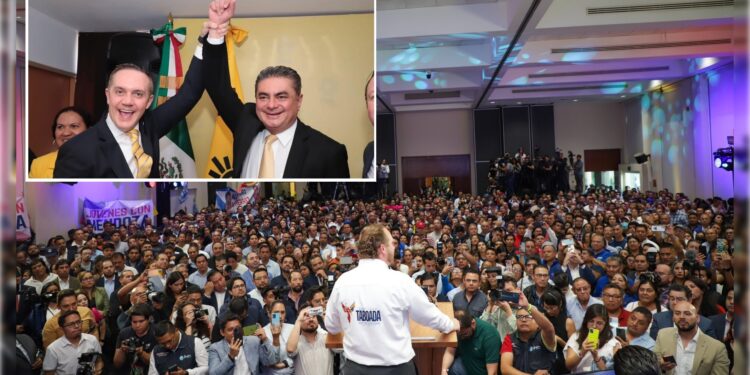 Ayer, durante los registros de los precandidatos a la alianza Va por México a la Jefatura de Gobierno de la Ciudad de México fue evidente que será una contienda de dos contra uno, y lo más probable es que ese uno le gane a los otros dos con mucha ventaja. FOTOS: X / Precandidatos