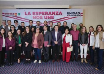 En ese bloque de las encuestadoras muy cuestionables por sus pésimos resultados, cuyo error es superior a los dos dígitos, destacan las mismas que seguramente antes no quería Brugada, pero ahora ya. Son una verdadera mafia. FOTO: Morena.