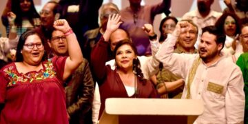 Brugada se dijo comprometida con una agenda democrática y progresista en la capital del país y afirmó que hoy inicia una nueva etapa. FOTO: X / Brugada