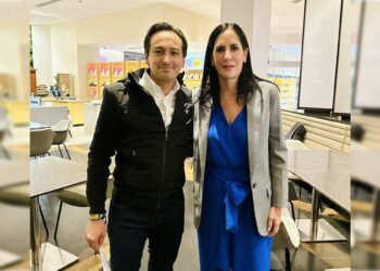 “Si Morena cree que me van a ganar a la mala se equivocan; no me detuvieron con sus granaderos, cuando incluso me rompieron la nariz, y ya les gané en el 2021”, expresó Limón García. FOTO: X / Lía Limón