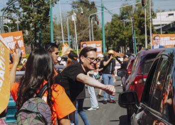 El precandidato único de Movimiento Ciudadano a la Jefatura de Gobierno, Salomón Chertorivski, cerró su segunda semana de precampaña rumbo a la elección 2024. FOTO: / Campaña Chertorivksi