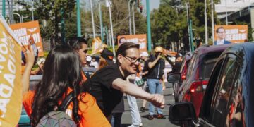 El precandidato único de Movimiento Ciudadano a la Jefatura de Gobierno, Salomón Chertorivski, cerró su segunda semana de precampaña rumbo a la elección 2024. FOTO: / Campaña Chertorivksi