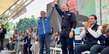 Los partidos de oposición PAN, PRI, PRD registraron cómo será el ‘siglado’ de sus candidaturas para Alcaldías y Diputaciones en la Ciudad de México, en el que destaca que el PAN llevará seis, el PRI otras seis y el PRD cuatro, de las 16 demarcaciones territoriales. FOTO: X / Giovani Gutiérrez