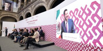 “Queremos que las obras de la Línea 1 del Metro estén terminadas antes de que concluya esta administración, de tal forma que podamos celebrar que toda la Línea 1 fue modernizada, rehabilitada, renovada”, dijo Batres. FOTO: GCDMX