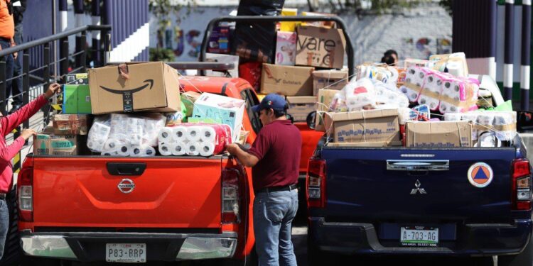 Envía  AO 13 toneladas de ayuda para damnificados en Guerrero