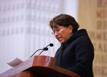 la coordinadora de Morena en el Congreso de la Ciudad de México, Martha Ávila por fin reconoce que no tienen los votos suficientes para aprobar la ratificación de Ernestina Godoy por 4 años más en la Fiscalía CDMX. FOTO: Congreso CDMX